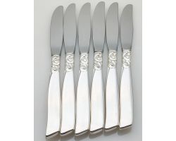 Community South Seas Set Of 6 Dinner Knives Vintage (#100485)