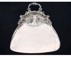 277g German 800 Solid Silver Crumb Tidy Tray - Antique (#100634)