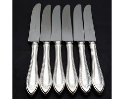Community Sheraton Side / Dessert Knives - Vintage - Silver Plated Handles (#59041)