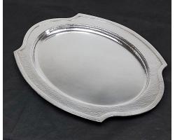 Arts & Crafts Large Fish / Meat Platter Tray - Silver Plated Derby Silver Co (#59103)