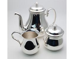 Christofle - 3 Piece Silver Plated Tea Service Set - Vintage (#59496)