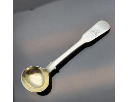 Very Rare Cape Silver Salt Spoon - Thomas Lock Townsend  C. 1815 Antique (#59510)