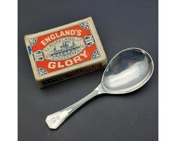 Sterling Silver Caddy Spoon Initial 's' - Sheffield 1952 Mappin & Webb (#59660)
