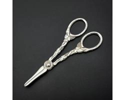 Vintage Grape Scissors - Silver Plated - Mema Sweden (#59851)