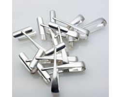 10x Individual Asparagus Tongs - Silver Plated - Vintage Sheffield (#61932)