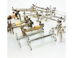 11 Pairs Of Silver Plated Cutlery Knife Rests - Antique (#61993)