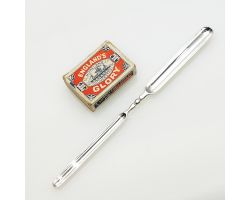 Christofle - Double Ended Marrow Scoop - Silver Plated - Antique (#99475)