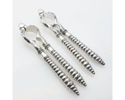 2x Silver Plated Nutcrackers - 1876 Registered Design - Victorian Antique (#99481)