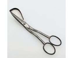Victorian Candle Scissors With Collecting Pan Steel Antique (#99556)