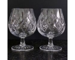 Edinburgh Crystal - Kelso - Pair Of 300ml Brandy Glasses (#99597)