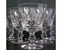 Stuart Crystal - Glengarry - Set Of 6 Wine / Water Glasses (#99598)