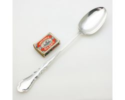 Asprey & Co - Long Basting Spoon #2 - Chippendale Pattern - Silver Plated (#99614)