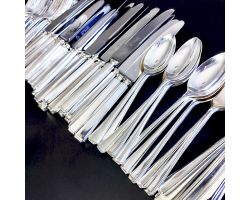 12 Settings Coniston (harley) Pattern Priestley & Moore Epns A1 Cutlery (#99615)