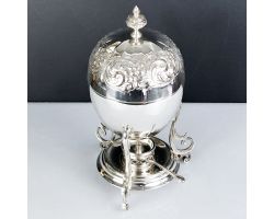 Gorgeous Silver Plated Egg Coddler - Complete - Antique (#99683)