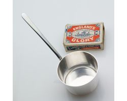 Small Brandy Warming Pan - Army & Navy #2 - Antique Silver Plated (#99692)