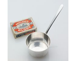 Small Brandy Warming Pan - Army & Navy #3 - Antique Silver Plated (#99693)