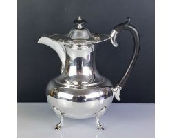 Gleaming Edwardian Silver Plated Cocktail / Iced Water Jug - Antique (#99706)