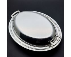 Silver Plated Entrée Serving Dish Knight & Son Northampton Vintage (#99794)