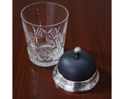 Sterling Silver Mounted Shops Counter Attention Bell Antique (#99811)