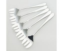 5x Resilco Sheffield Buffet Forks - Silver Plated Epns - Vintage (#99854)