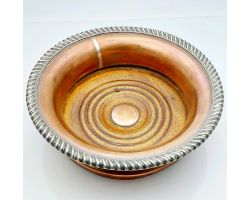 Ex Old Sheffield Plate Wine Bottle Coaster Antique (#99862)