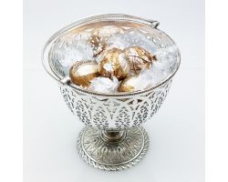 Victorian Silver Plated Bon-bon Sugar Basket Bowl - Antique (#99945)