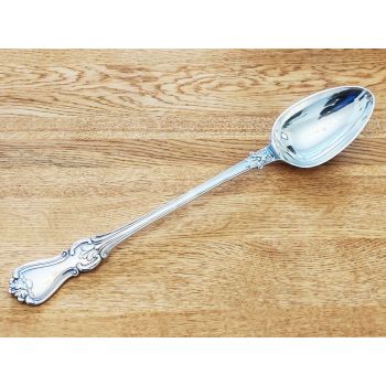 Superb Victorian Large Gravy / Basting Spoon - Silver Plated Antique (#100057) 1