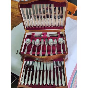 Viners Sandringham Canteen Silver Plated Epns Vintage (#100079) 1