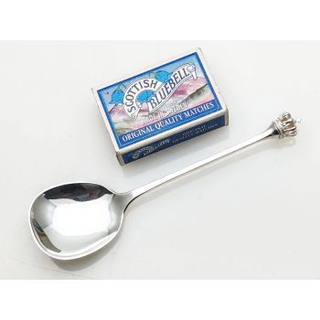 Sterling Silver Denmark Danish Royal Crown Spoon Vintage (#100152) 1