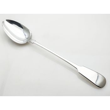 Elkington 1848 Early Electroplate Fiddle Basting Spoon Silver Plated Antique (#100215) 1