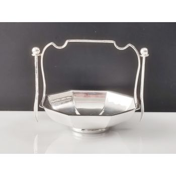 Unusual Silver Plated Olives Serving Dish With 2x Picks Antique (#100246) 1