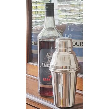 Vintage Silver Plated 1 Pint Cocktail Shaker - Yeoman Plate (#100407) 1