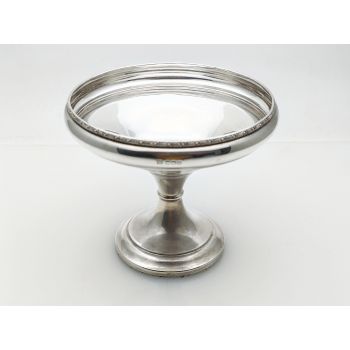 Sterling Silver 146g Weighted Bon-bon Dish Francis Howard Sheffield 1973 (#100411) 1