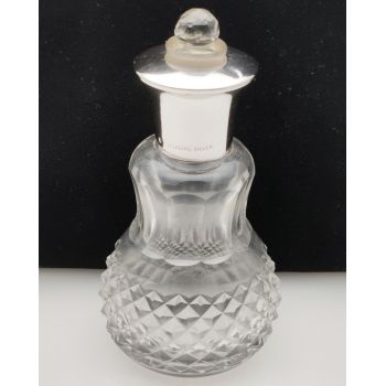 Sterling Silver & Cut Glass Atomiser Perfume Scent Bottle Csg Antique (#100435) 1