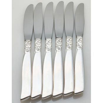 Community South Seas Set Of 6 Dinner Knives Vintage (#100485) 1