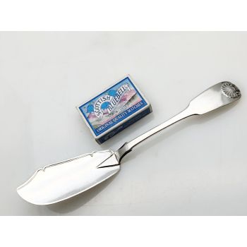 Perth Scottish Provincial Sterling Silver Butter Spreader Knife C. 1820 (#100647) 1
