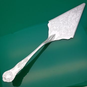 Kings Pattern - Wedding Cake Server - Silver Plated - Viners Vintage (#61672) 1