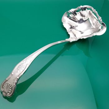 Kings Pattern - Large Punch Ladle - Silver Plated Belvin Plate Epns A1 Vintage (#61673) 1