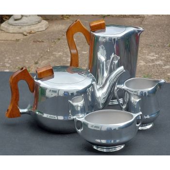 Good Picquotware 4 Piece Tea Service Set - Vintage (#61809) 1