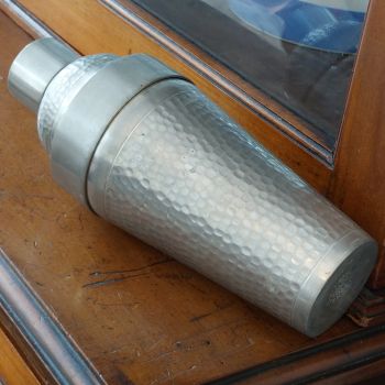 Vintage Bankatin Indonesia Pewter Cocktail Shaker (#61866) 1