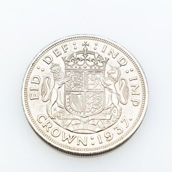 United Kingdom 1937 Silver Crown Coin (#61873) 1