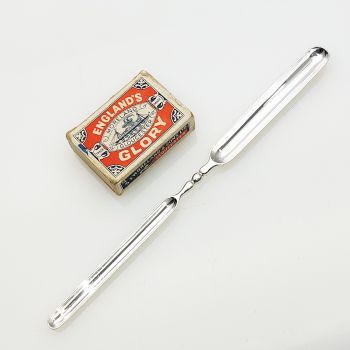 Christofle - Double Ended Marrow Scoop - Silver Plated - Antique (#99475) 1