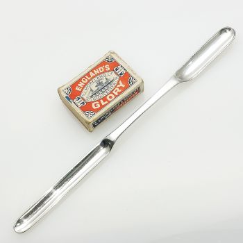 Double Ended Marrow Scoop - Silver Plated - Walker & Hall 1931 (#99476) 1