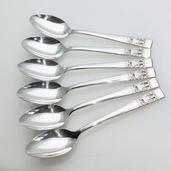 Community Hampton Court Coronation 6x Tea Spoons Silver Plated (#99549) 1