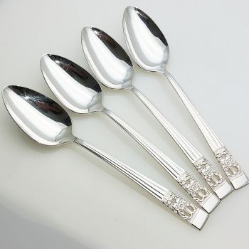 Community Hampton Court Coronation 4x Table Spoons Silver Plated (#99550) 1