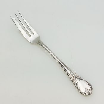 Christofle Marly Long Cake Fork - Silver Plated - Antique (#99558) 1