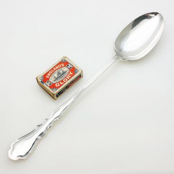 Asprey & Co - Long Basting Spoon #2 - Chippendale Pattern - Silver Plated (#99614) 1