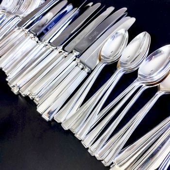 12 Settings Coniston (harley) Pattern Priestley & Moore Epns A1 Cutlery (#99615) 1
