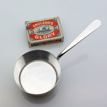 Small Brandy Warming Pan - Hukin & Heath #2 - Antique Silver Plated (#99690) 1
