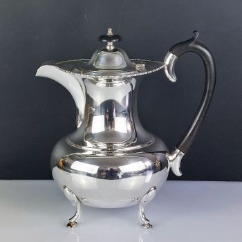 Gleaming Edwardian Silver Plated Cocktail / Iced Water Jug - Antique (#99706) 1